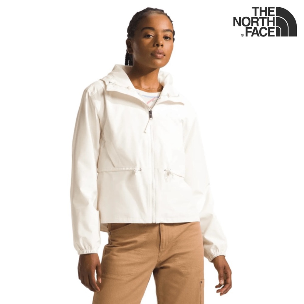 THE NORTH FACE TNF Womens S Daybreak Rain Dryvent Jacket NWT MSRP$150 White Dune